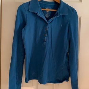 Old Navy Perfect Fit Long Sleeve Polo